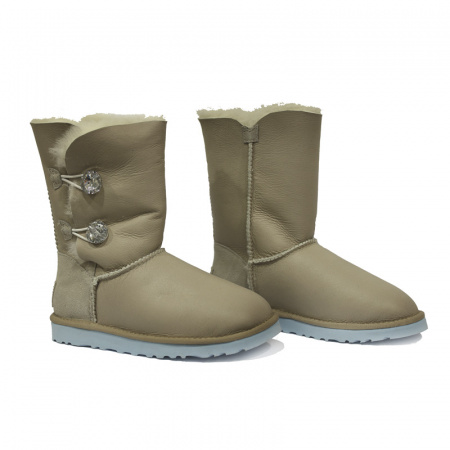 Угги UGG А-5802W н.кожа/овчина (38, скорлупа)