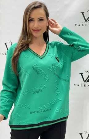 Пуловер жен.VALENTE А-3283 (1, Зеленый)